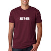 Round Neck Melanin Maroon T-Shirt