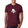 Round Neck African Ancestry Maroon T-Shirt